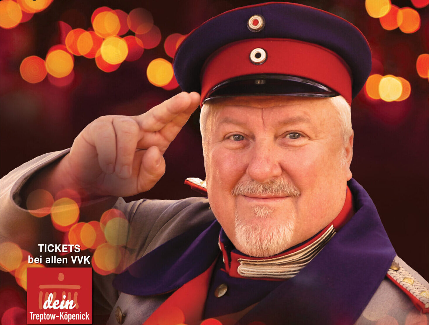 Ein kleines bisschen Weihnacht mit dem Hauptmann von Köpenick, alias Heiko Stang.