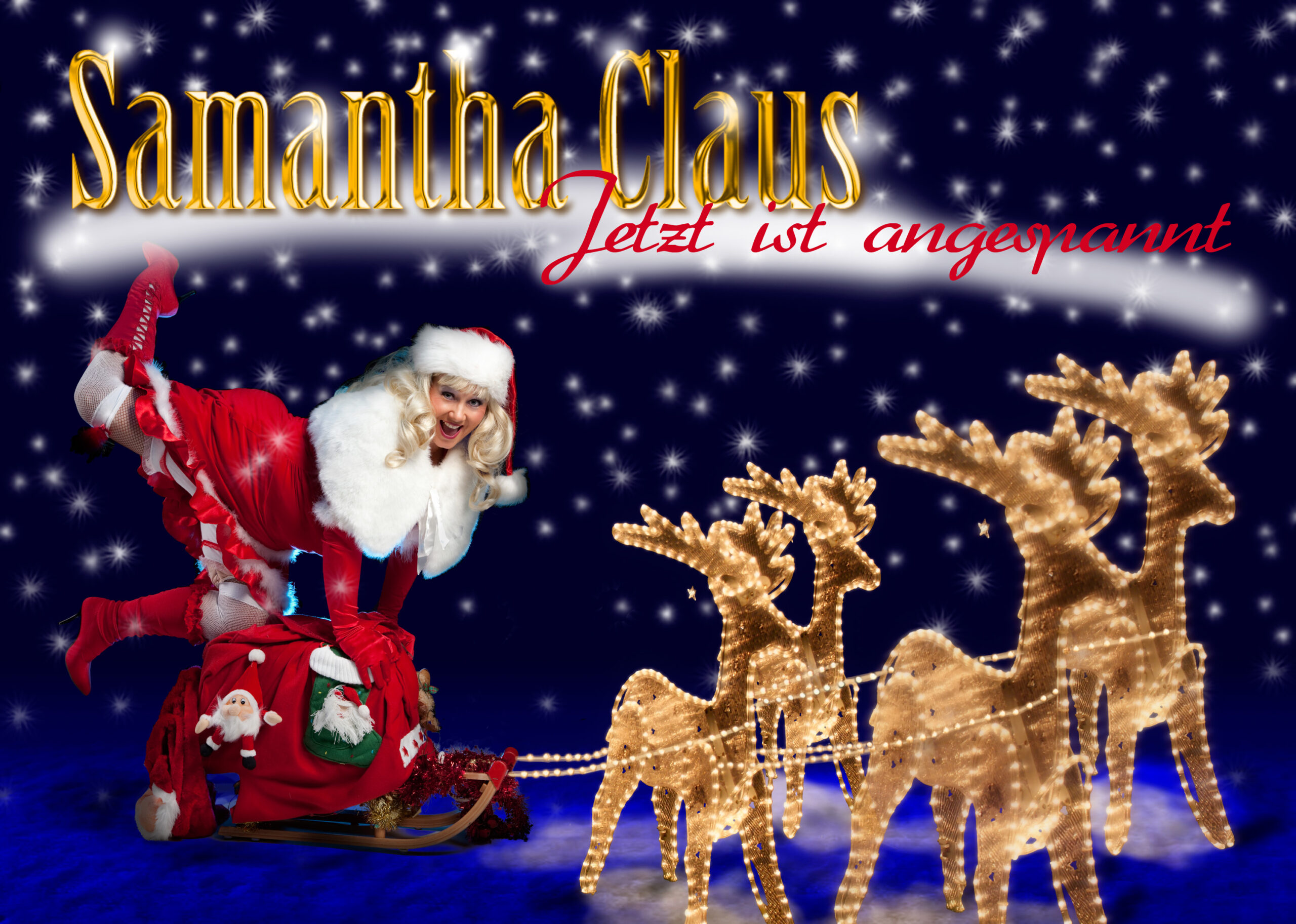 Samantha Claus - jetzt ist angespannt mit Gräfin Mariza im Altstadttheater Köpenick