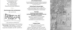 Der Spielplan fürs Frühjahr 2023 im Altstadttheater Köpenick inkl. Zilles Stubentheater und der Altstadttbühne