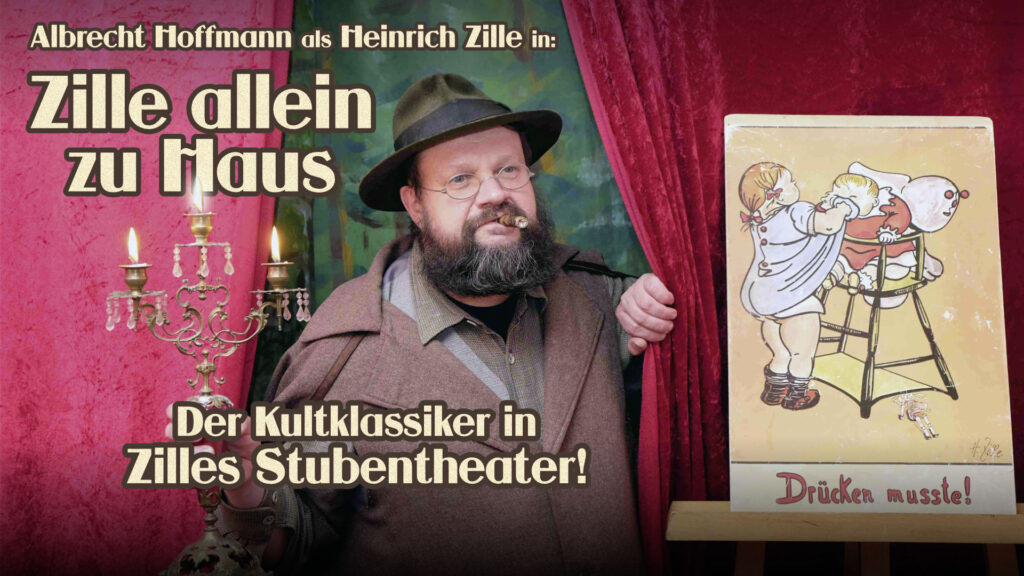 Zille allein zu Haus in Zilles Stubentheater im Altstadttheater Köpenick (c) Benjamin Stoll