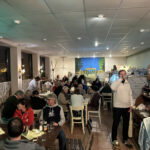 Pause im Theatercafé bei „Na, det war wieda ’n Jahr!“ im Altstadttheater Köpenick