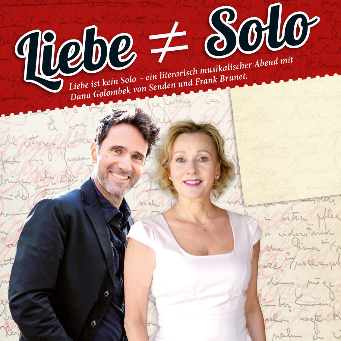 Liebe ist kein Solo mit Dana Golombek von Senden und Frank Brunet am Altstadttheater Köpenick