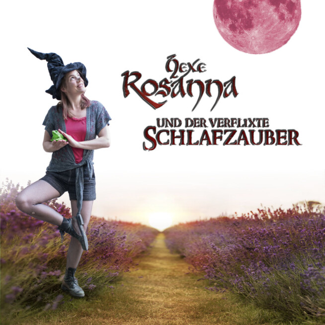 Hexe Rosanna und der verflixte Schlafzauber mit Loretta Müller im Altstadttheater Köpenick. Foto/Grafik: Benjamin Stoll.